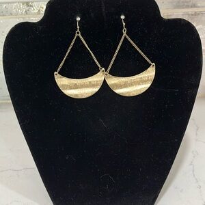 Adorable Gold Plated Dangle Earrings